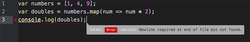 Setup Eslint In Atom Codeblocq