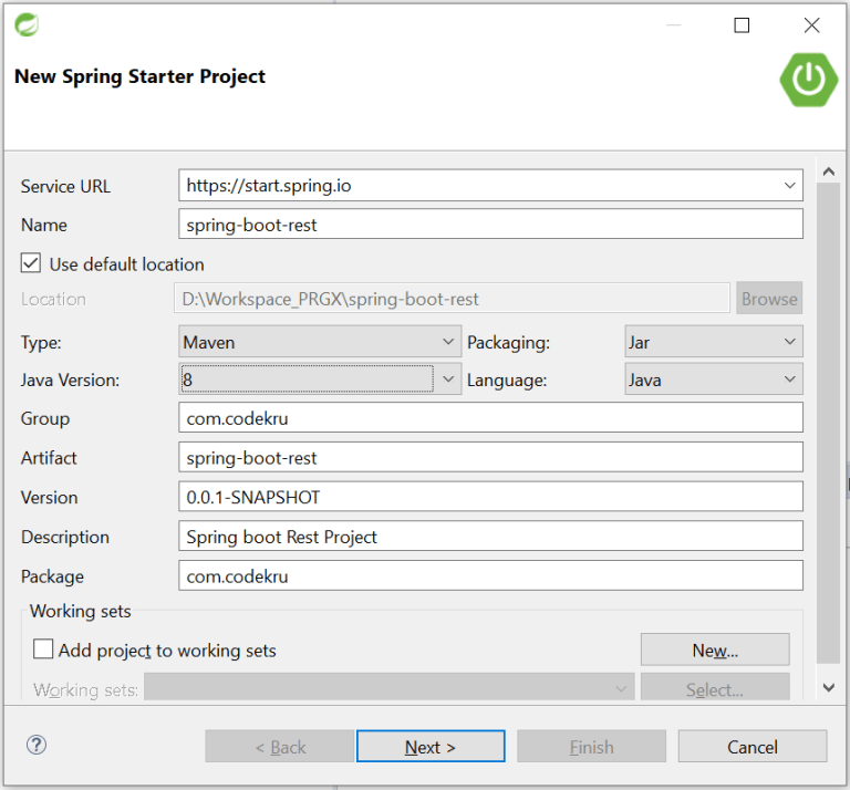 How to create a rest API using spring boot - Codekru