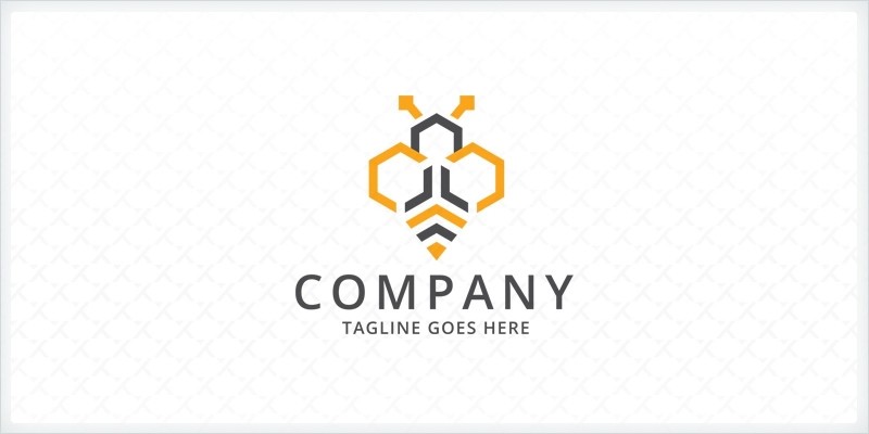 Many who are deaf or hard of hearing rely on sign language to communicate. Hexagon Bee Logo Template by Zixlo | Codester