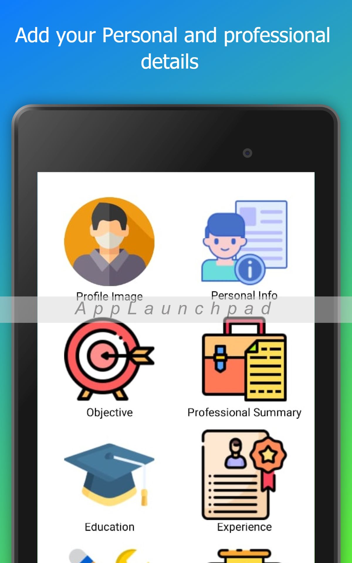 Just fork the pen and make your changes, then send out the link to employers and get paid. CV maker - Resume Builder Android App Code by Np2210 | Codester