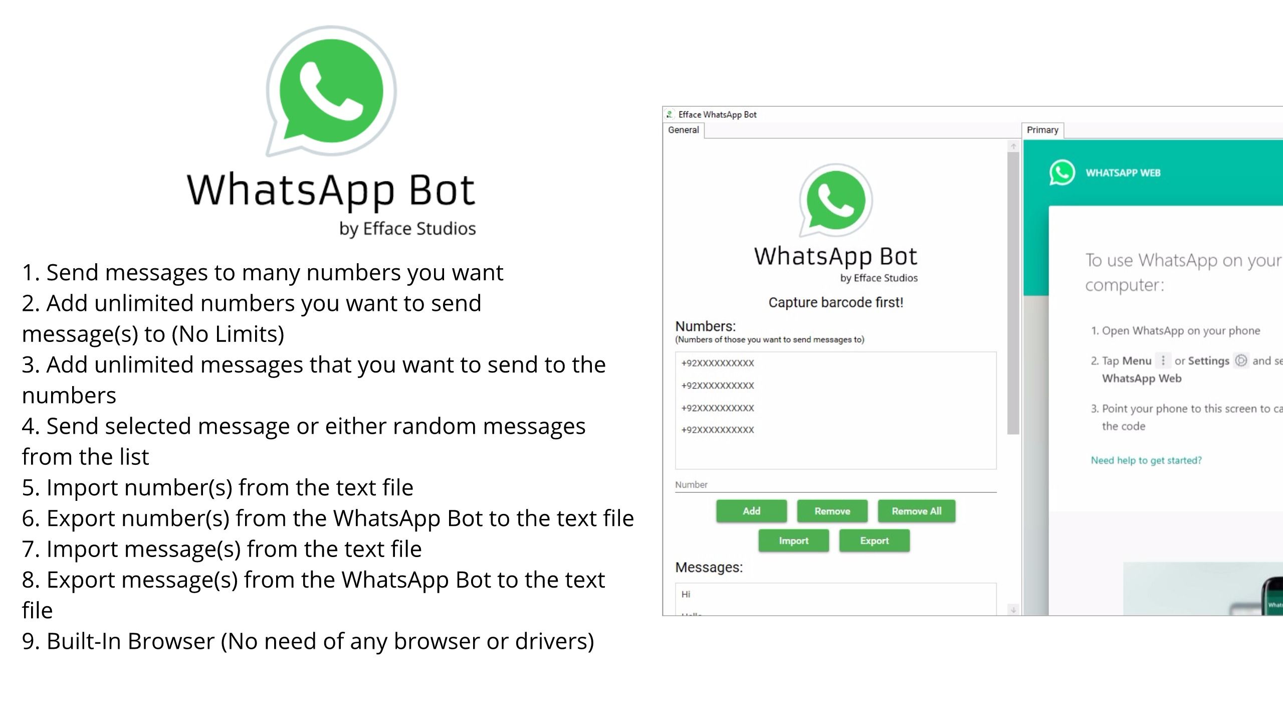 Then we'll introduce you to four of the best chatbot services . WhatsApp Bot .NET by Shahrukhyousafzai | Codester