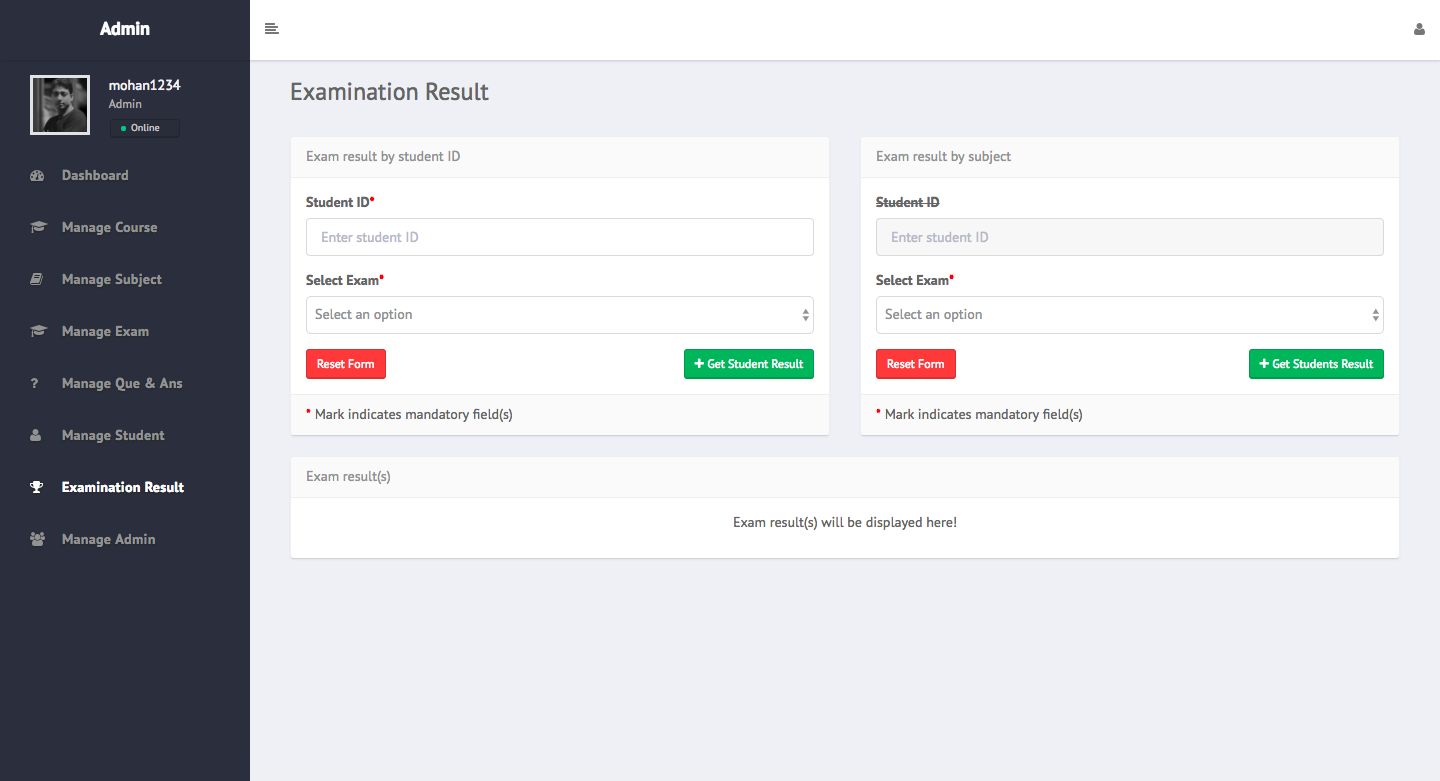 Create a professionel website using the premium theme divi revealed: Online Examination System In Codeigniter by Mky1234 | Codester