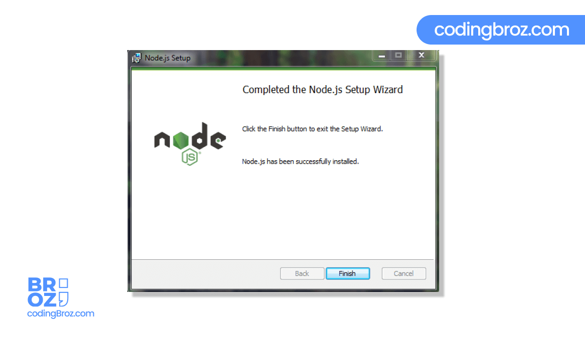 How To Install Node.js on Windows 7 CodingBroz