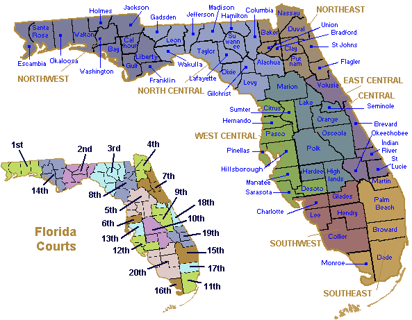 Duval County Zip Code Map