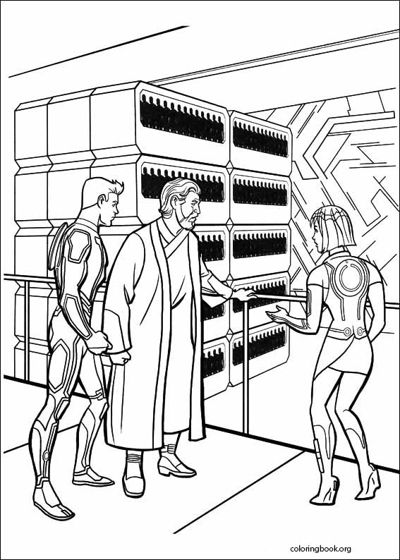 Llll➤ hundreds of printable tron coloring pages and books. Tron Coloring Page 018 Coloringbook Org