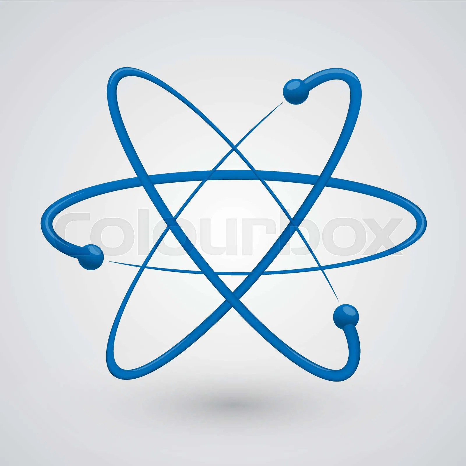 Vector Atom Illustration Molecule Of Stock Vector Colourbox