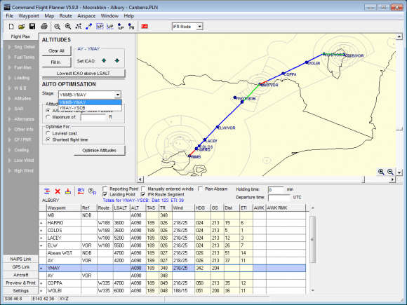 Flight planning is easy on our large collection of aeronautical charts, including sectional charts, approach plates, ifr enroute charts, and helicopter route charts. Flight Planner Command Software