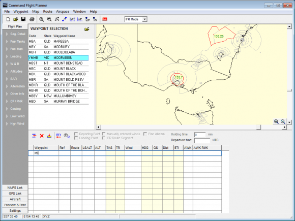 Export the route to garmin fpl format and some flight simulation software . Flight Planner Command Software