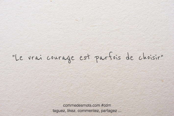La guerre n'a jamais été une école de courage et de virilité mais nombreux sont ceux qui s'engagent avec le faux espoir d'y apprendre beaucoup. Le Vrai Courage Comme Des Mots