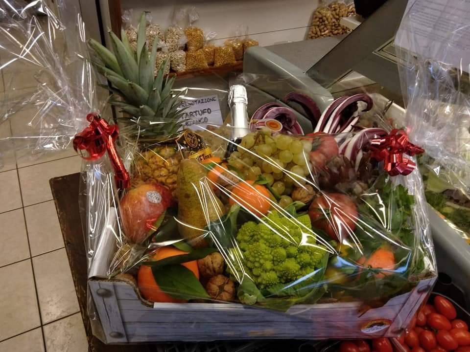 Cesta Frutta E Verdura Con Articolo Commerciodivicinato Shop