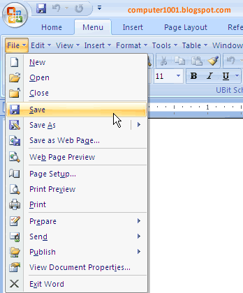 Cara Membuat Tampilan Menu Office 2003 di Office 2007 – Computer 1001