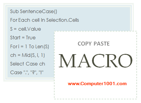 Cara Menggunakan (Copy Paste) Macro di Excel, Word, PowerPoint – Computer  1001