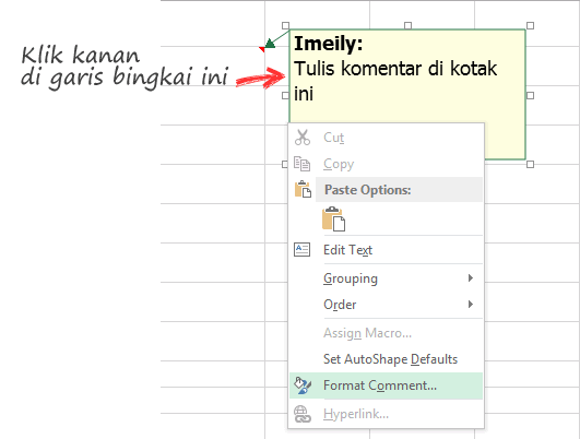 Cara Menggunakan Komentar di Lembar Kerja Excel – Computer 1001