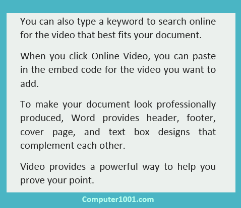 Cara Cepat Pindahkan Baris &amp; Paragraf Word dengan Tombol Keyboard –  Computer 1001