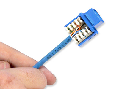 One of the best ways to do this is to connect rca jacks to speaker wire. How To Punch Down Rj45 Keystone Jacks Computer Cable Store