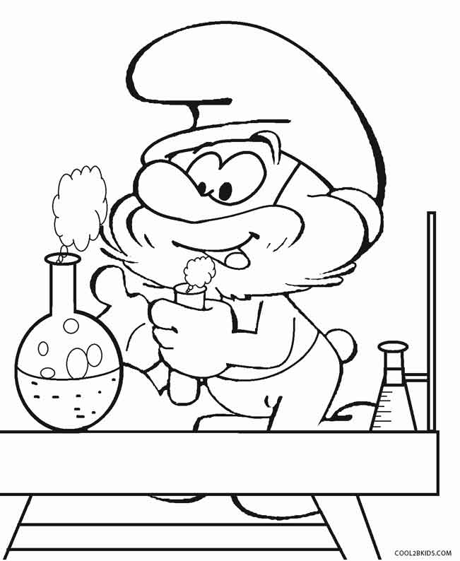 More than 14000 coloring pages. Printable Smurf Coloring Pages For Kids