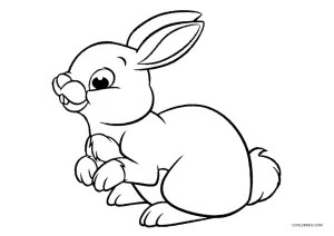 printable rabbit coloring pages for kids