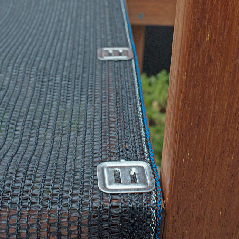 All components are uv stabilized for outdoor use . Timber Studs | Coolaroo