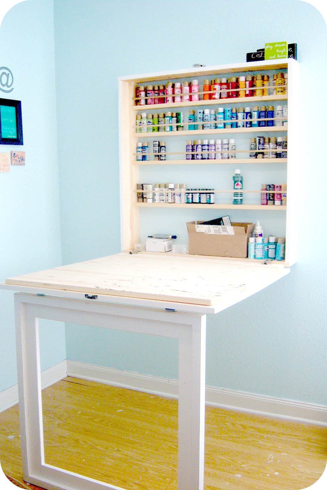 About a metre or so away from the sofa is the ideal place to park your . Craftaholics AnonymousÂ® | Craft Paint Storage Ideas