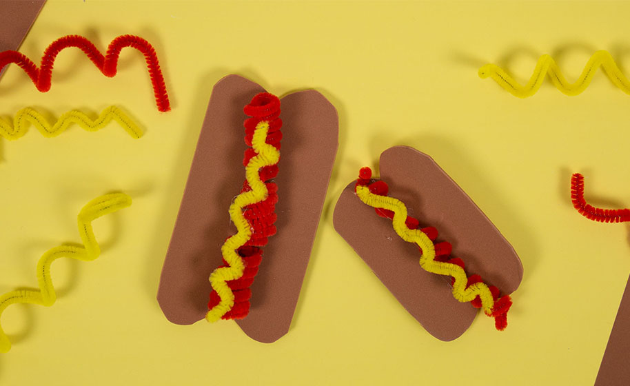 485 16 getting tired of the same old hot dog on a bun? Fuzzy Hot Dog Craft Craft Project Ideas