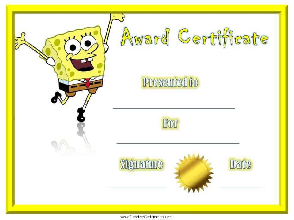 certificates for kids free and customizable instant download