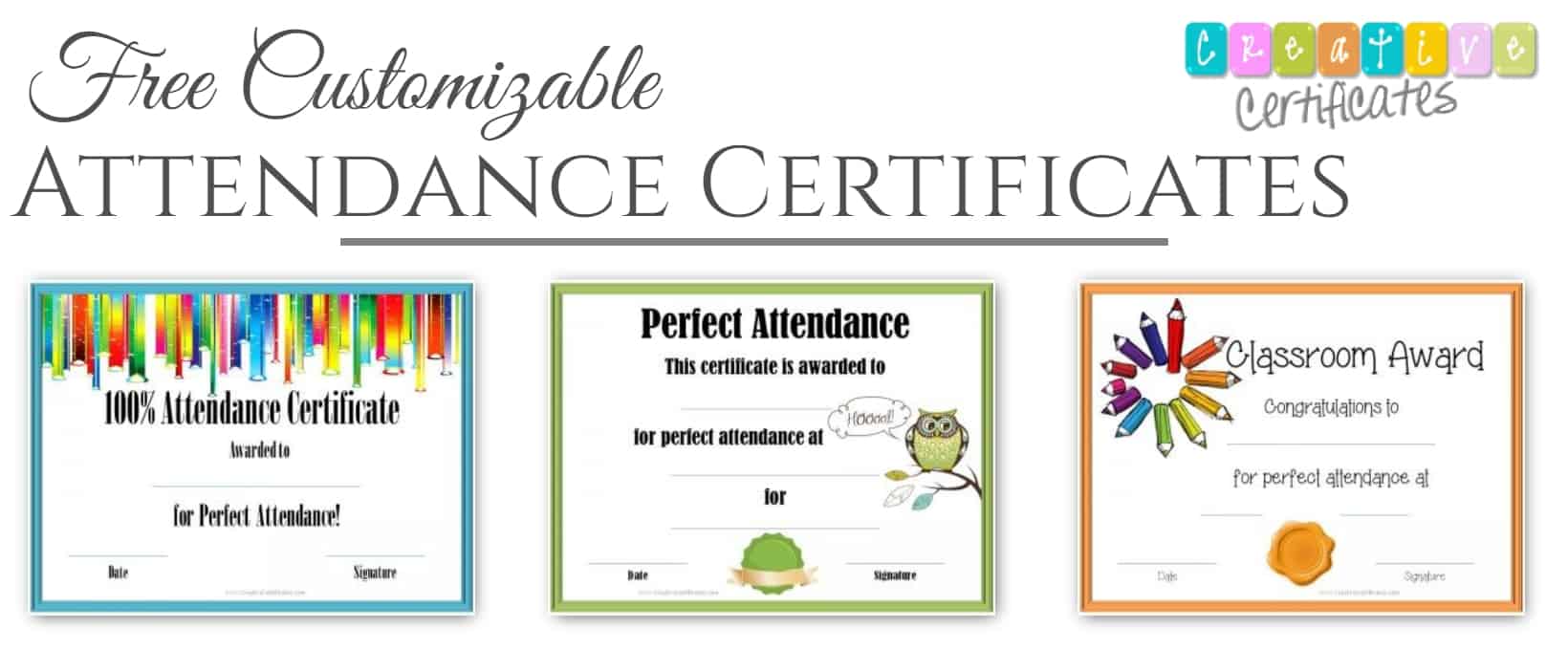 Sunday School Certificates
