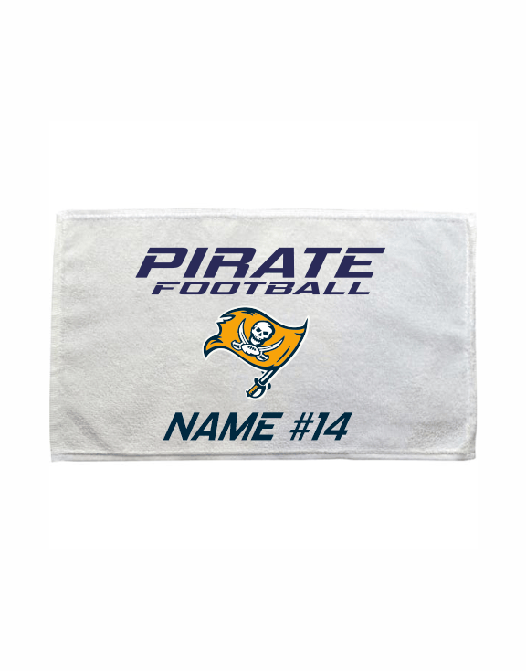 PW Football Personalized Rally Towel Creative Genius Designs