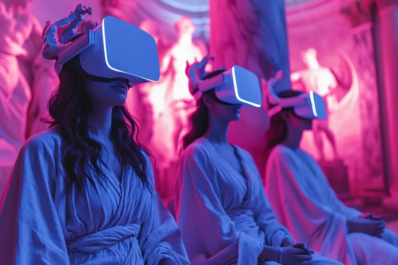virtual reality VR headset religion