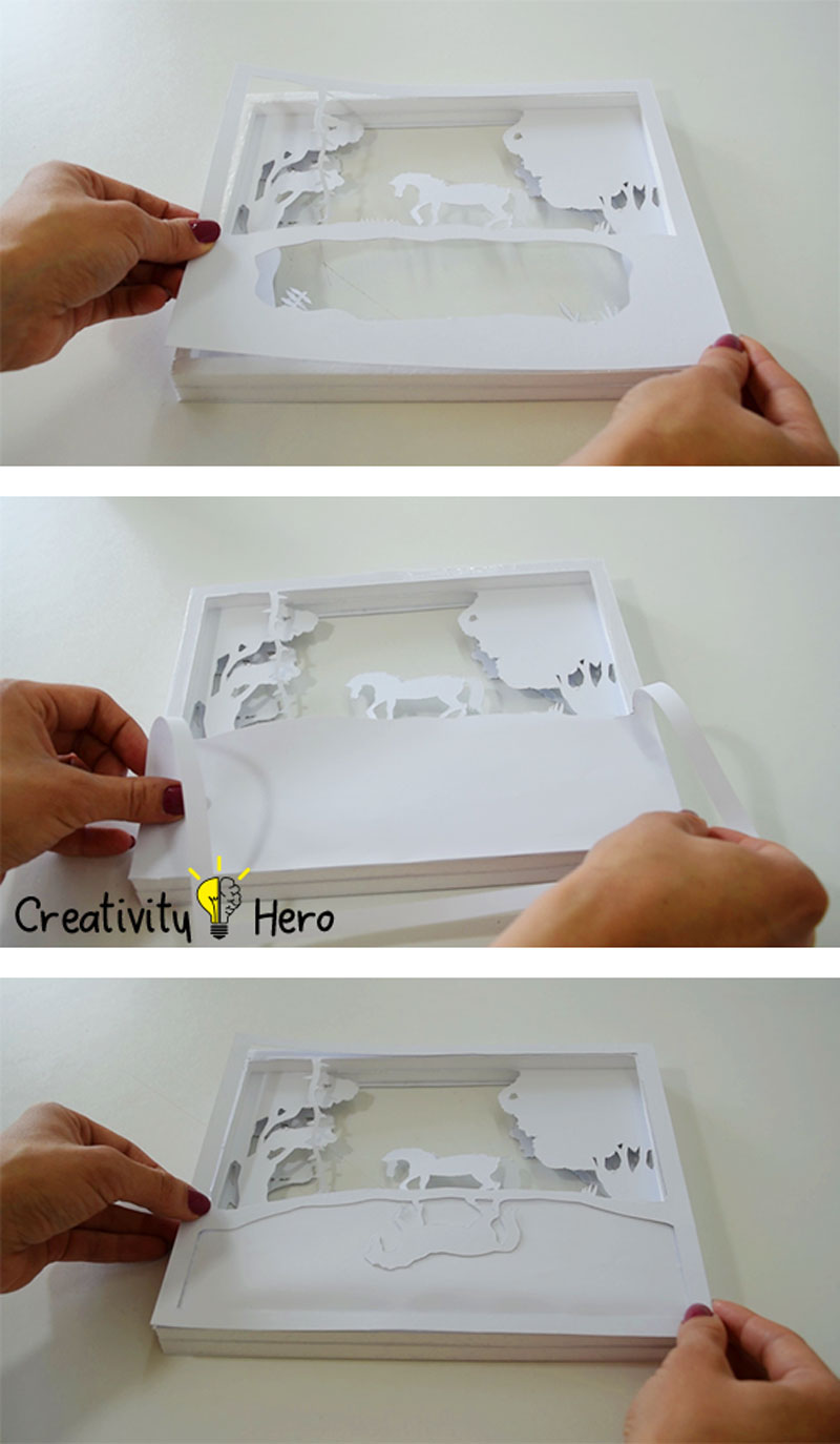 3d paper cut light box template. How To Create A 3d Paper Cut Light Box Diy Project Creativity Hero