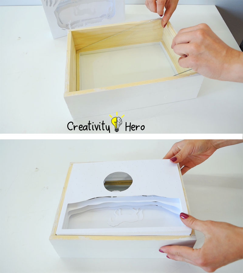 We also have a complete guide to making light boxes as well as suggest suitable materials. How To Create A 3d Paper Cut Light Box Diy Project Creativity Hero