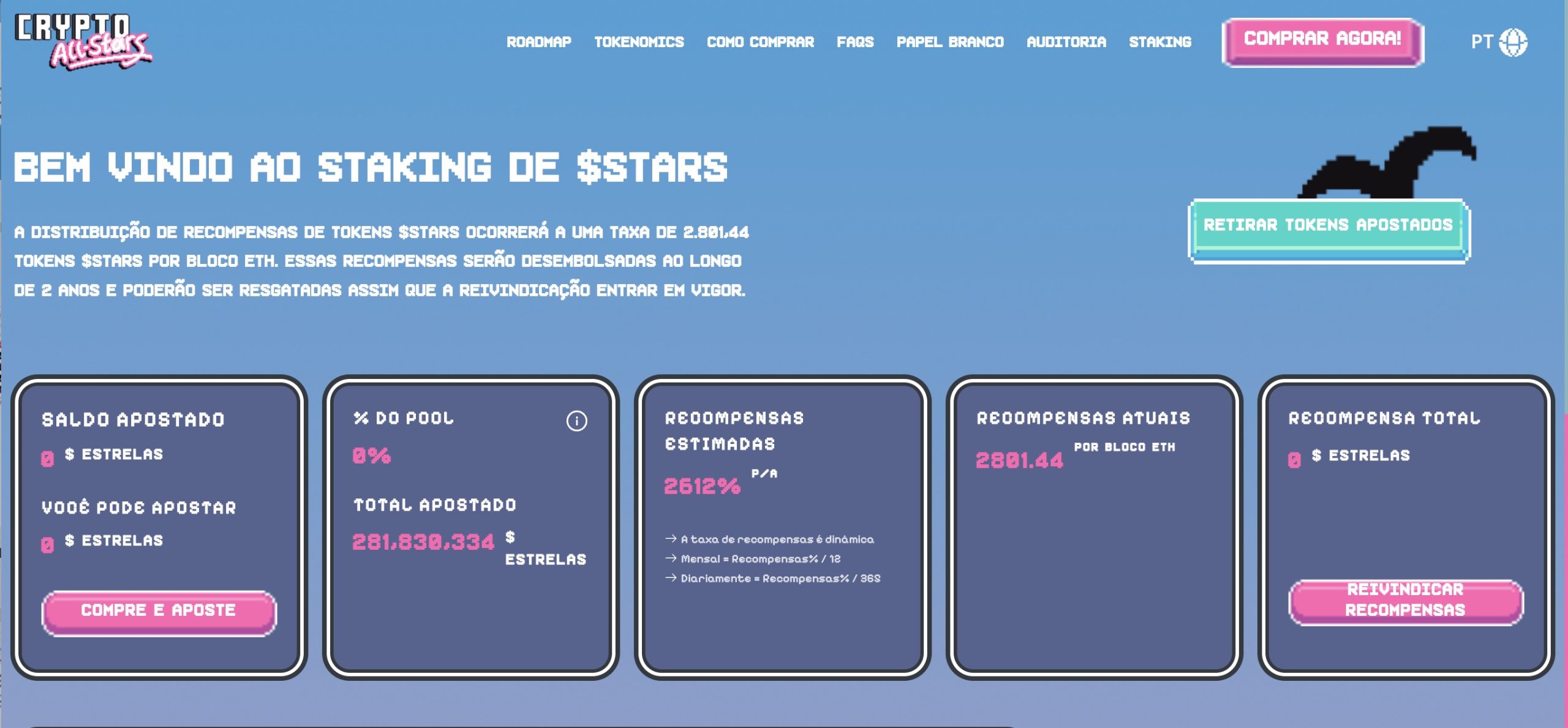 Jalonnement sur le projet Crypto All-Stars