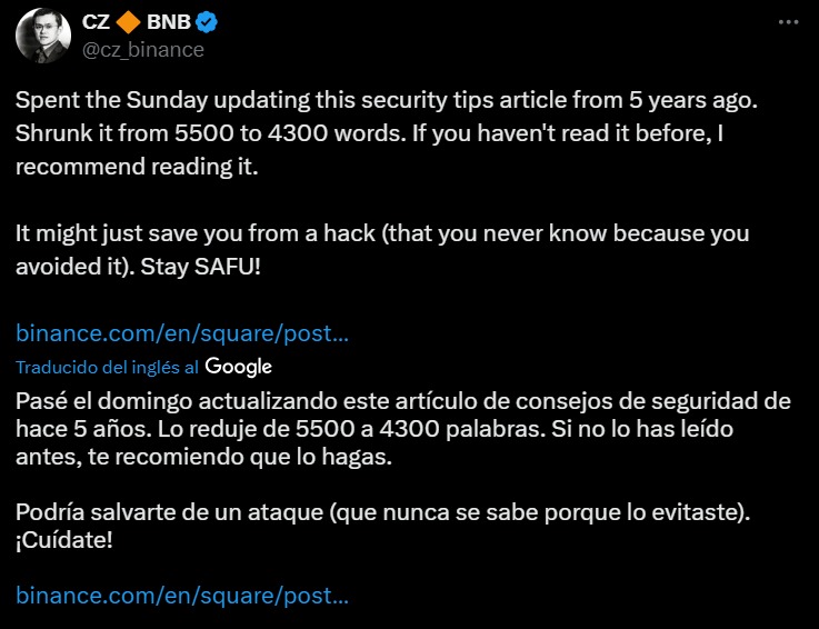 « Cet article pourrait vous sauver d'une attaque » « Cet article pourrait vous sauver d'une attaque »