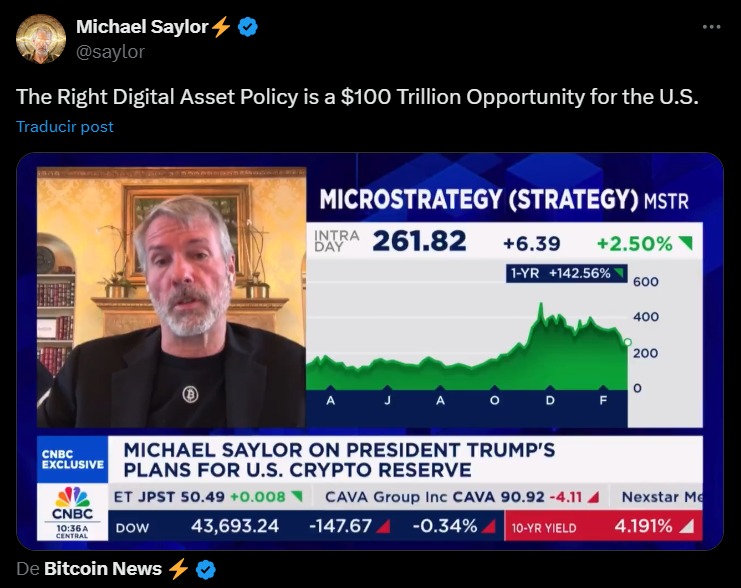 Saylor anticipe le cours que Bitcoin suivra dans les prochains mois Saylor anticipe le cours que Bitcoin suivra dans les prochains mois