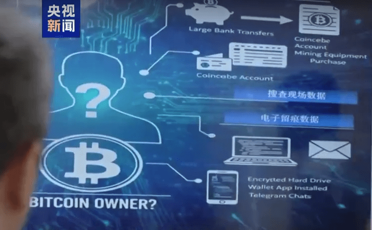 Une personne regarde les transferts sur un écran. profitant de réseaux comme Bitcoin et Ethereum, qui ont permis de détecter un cas de corruption en Chine.