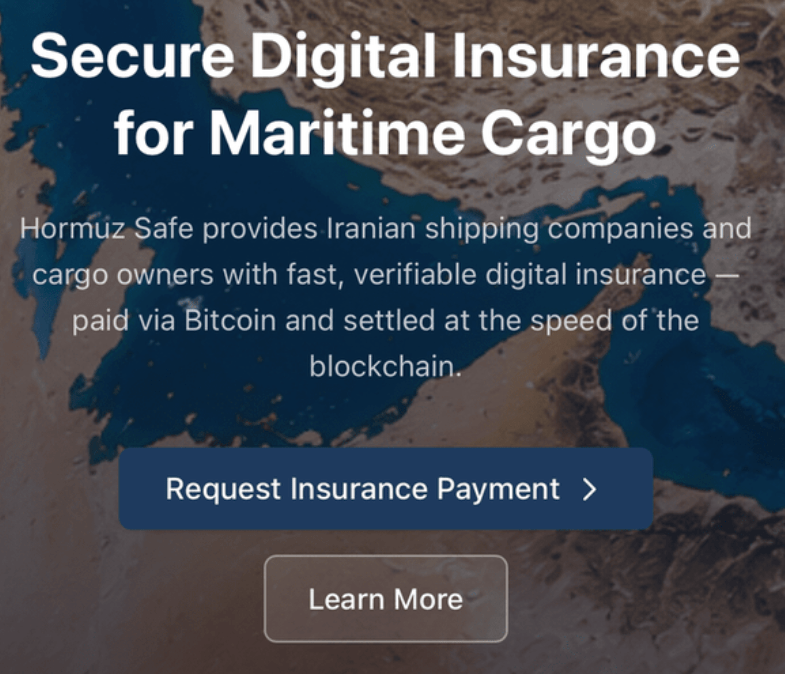 L'Iran mettrait en place un marché d'assurance basé sur le bitcoin à Ormuz, selon un rapport L'Iran mettrait en place un marché d'assurance basé sur le bitcoin à Ormuz, selon un rapport