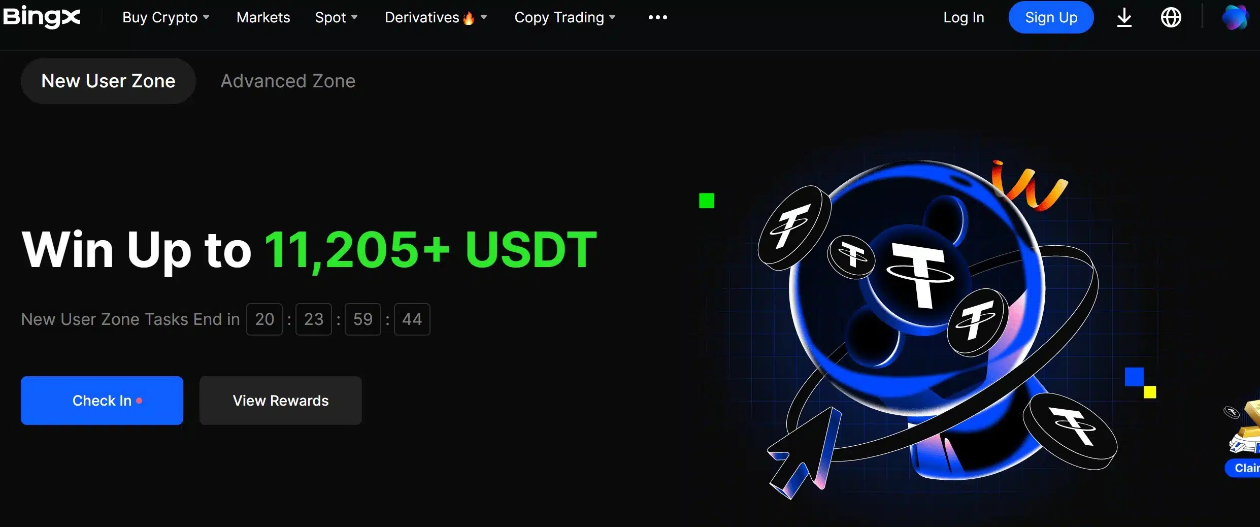 BingX - Promo 11 205 USDT