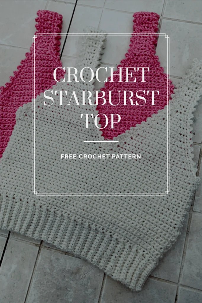 With a global pandemic suddenly leaving many of us with hours of free time we never had bef. Crochet Starburst Tank Top Crochet With Carrie