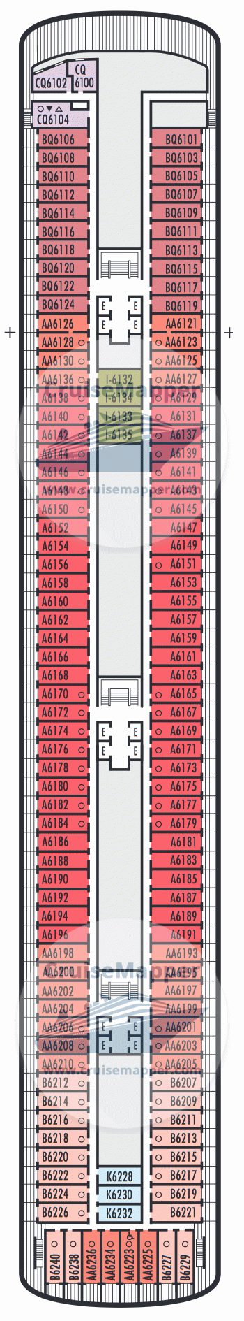 It's doesn't matter if it's a small change. Fred Olsen Borealis deck 16 plan | CruiseMapper