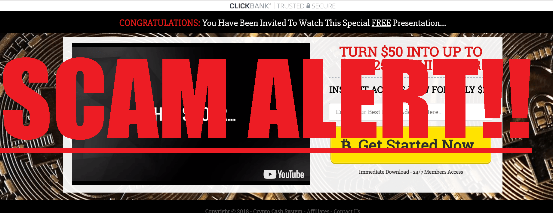 Crypto Cash System Scam Review DANGEROUS CRYPTO SCAM!