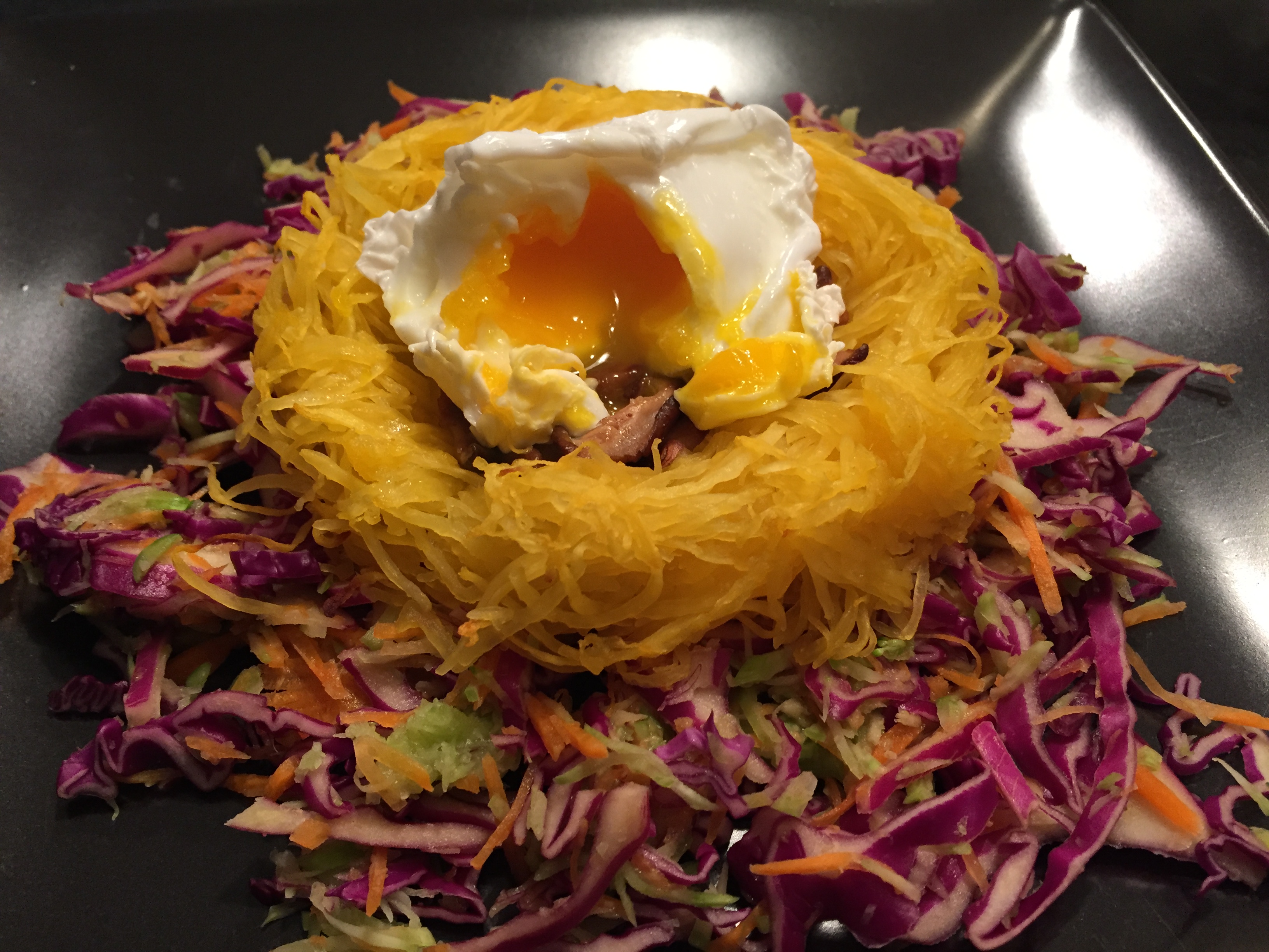 Spaghetti Squash Bird's Nest CSA365