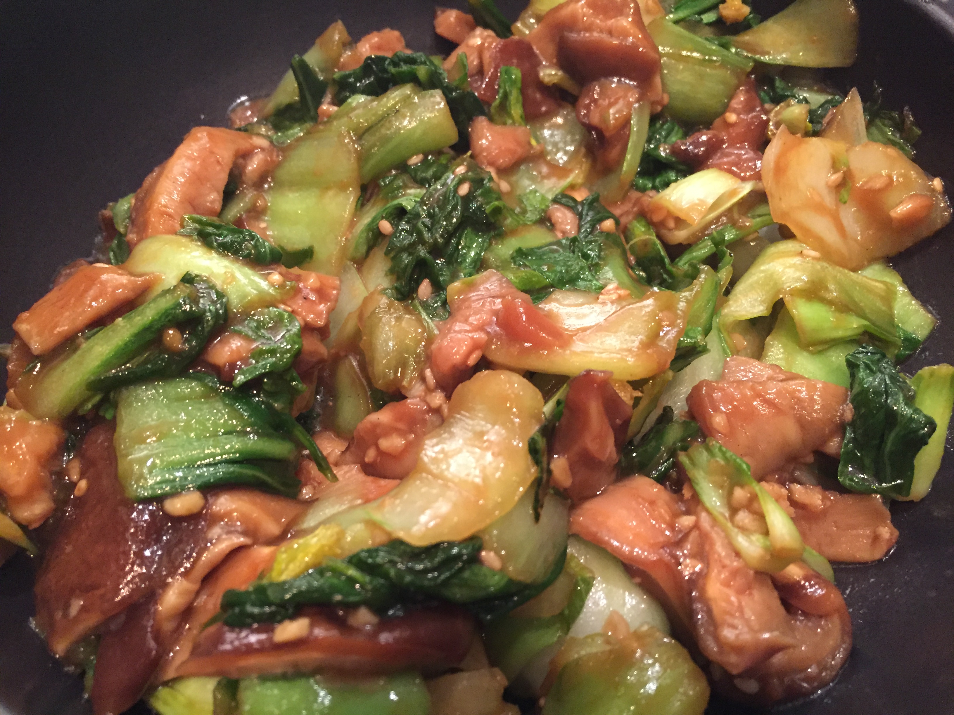 Sesame Bok Choy and Shiitake Mushrooms - CSA|365