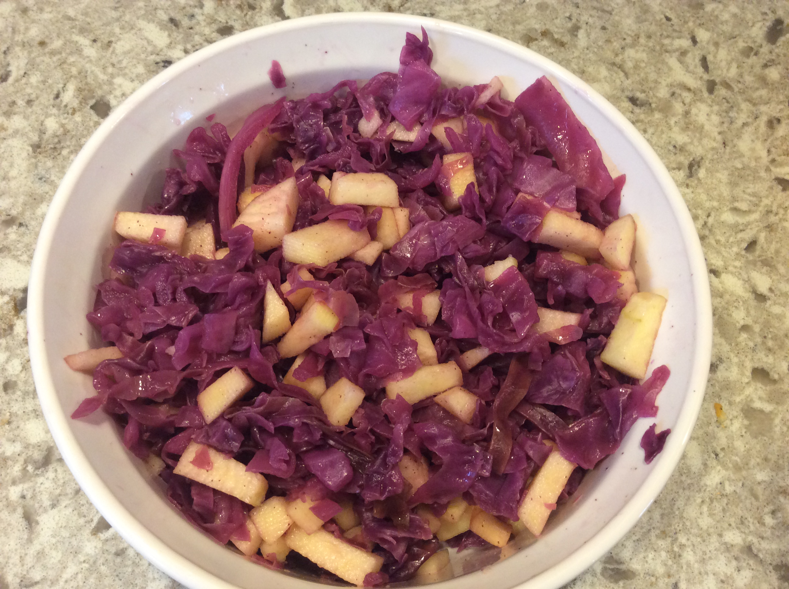 Warm Purple Cabbage and Apples - CSA|365