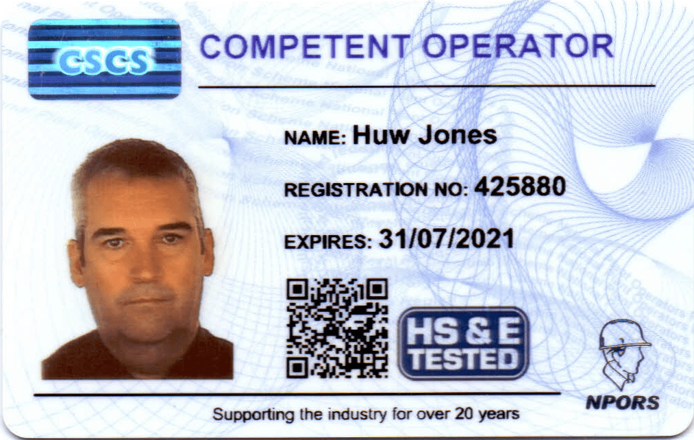 Construction Skills Certification Scheme Official Cscs Website Plant Card Schemes