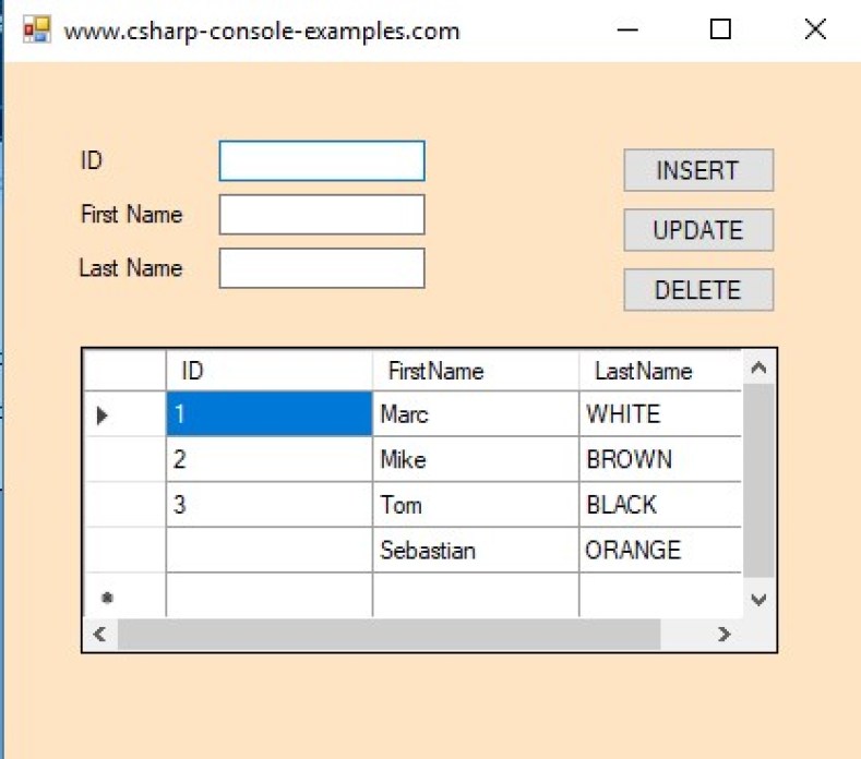 Connecting C# Application To SQL Database(Select-Insert-Update-Delete ...
