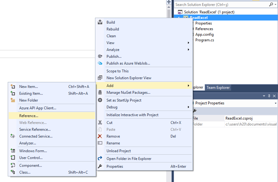 Reading Excel file in C Console Application Programming, Pseudocode Reading Excel file in C Console Application Programming, Pseudocode
