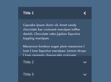 Css accordion animation