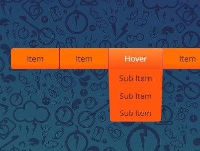 3D Flipping Dropdown Navigation with Pure CSS3 | CSS Script