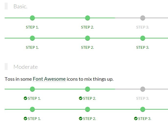 Responsive Step Progress Indicator with Pure CSS  CSS Script