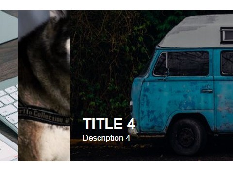 Pure CSS Horizontal Responsive Image Accordion Slider