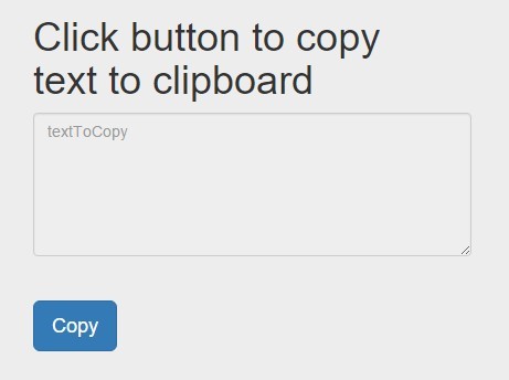 Copy Text To Clipboard with Single Click - Clipboard Button | CSS Script